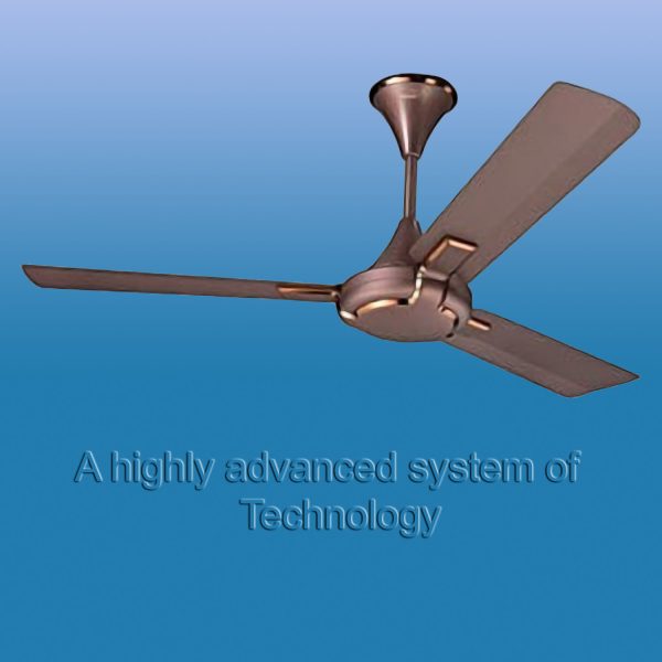 V-Guard  400RPM 1200mm Ceiling Fan with 3 Year Warranty Silent Operation, Elegance Brown, GLADO PRIME VX