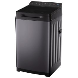 Haier 5 Star 9 Kg Fully Automatic Top Load Washing, 15 Wash Program, Anti Scaling Technology, Oceanus Wave Drum, Toughened glass, Softfall Technology, Dual Magic Filter, Black, HWM90-H688BK