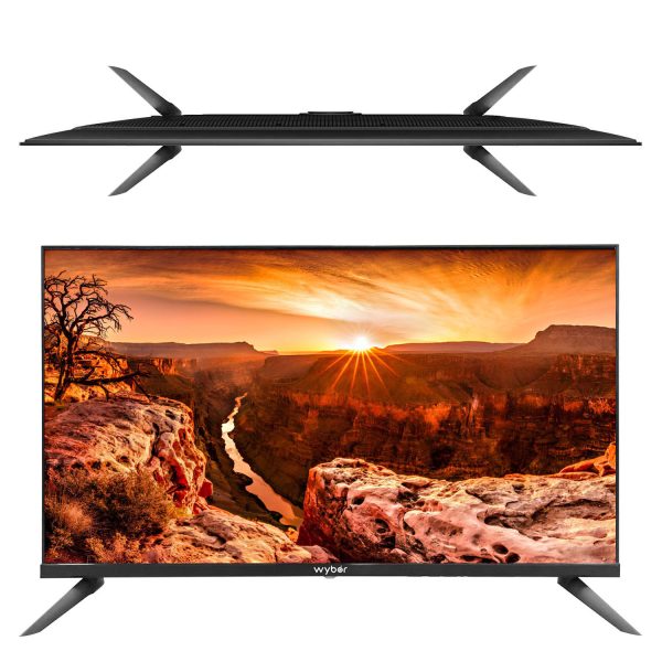 Wybor-Cloud Series, 101cm (40 Inch) Frameless Design Full HD Smart Android TV, Voice Command Remote, Black, MACHO 512