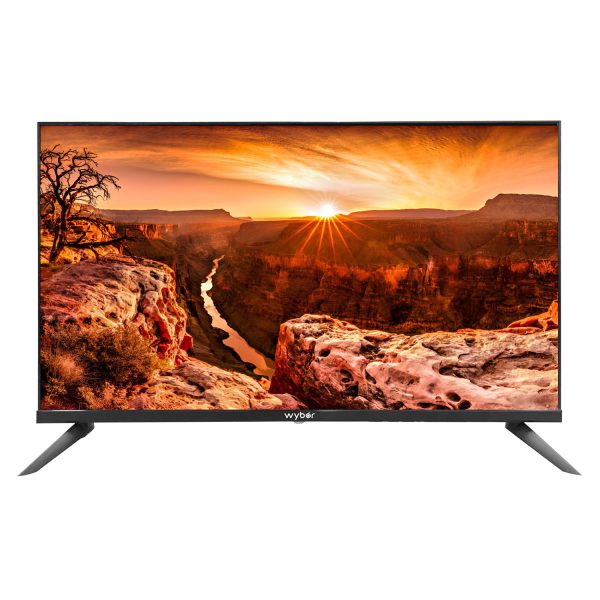 Wybor-Cloud Series, 101cm (40 Inch) Frameless Design Full HD Smart Android TV, Voice Command Remote, Black, MACHO 512