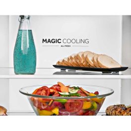 Haier 630L Lumiere French 4 Door Side by Side Frost Free Refrigerator, Convertible Magic Zone, Wi-Fi, Inverter, Colourful Display Panel, Motion Sensor, My zone, Sun Lit Interior, Black Glass, HRB-700KGU1