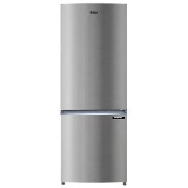 Haier 265L, 2 Star Bottom Mounted Frost Free Refrigerator with 8-in-1 Convertible and Turbo Icing, Nickel Steel, HRB-3152IBNS-P