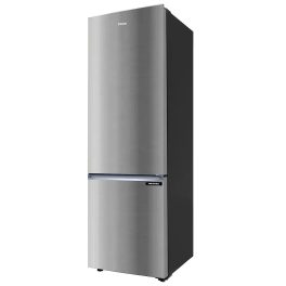 Haier 265L, 2 Star Bottom Mounted Frost Free Refrigerator with 8-in-1 Convertible and Turbo Icing, Nickel Steel, HRB-3152IBNS-P