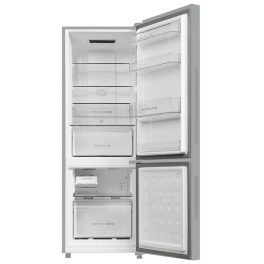 Haier 265L, 2 Star Bottom Mounted Frost Free Refrigerator with 8-in-1 Convertible and Turbo Icing, Nickel Steel, HRB-3152IBNS-P