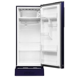 Haier 190 Litre 5 Star Single Door With Base Drawer Refrigerator, One Hour Icing Technology and Stabilizer Free Operation, Mirine Ivy, HRD-2105EPMI-P