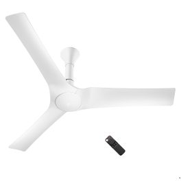 Atomberg Smart 1200mm BLDC Ceiling Fan with IoT & Remote, 5-star rated, Best-in-class Air Delivery, Silent Operation, ABS Blades, Energy Efficient, Pearl White, Aris Gladius