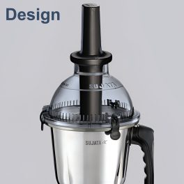 Sujata 1000 Watt 4 Jar Mixer Grinder with Pulse Action, Unbreakable Handle and Coconut Milk Extractor, MG03