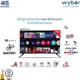Wybor-Google Series, 80cm (32 Inch) HD Ready, Smart Google TV, Android with Google TV, Black, 32WHS-C9-G1
