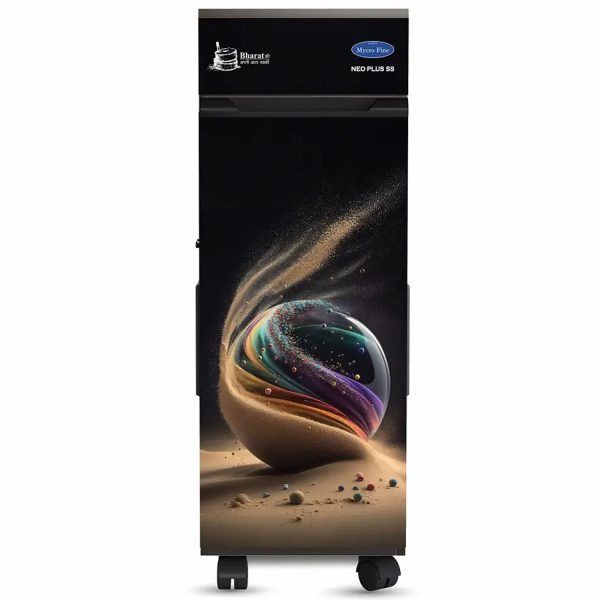 Lucky Mycrofine Aata Chakki 6.5 Kg Fully Automatic Domestic Flour Mill, Sand Marble, Neo Plus SS