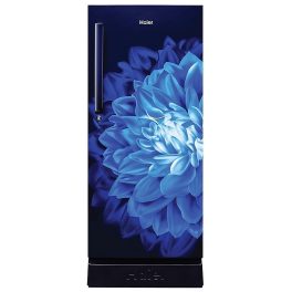 Haier 190 L, 3 Star, Direct Cool Single Door Refrigerator with Base Drawer, One Hour Icing Technology, Stabilizer Free Operation, Marine Dahelia, HRD-2103PMD-P