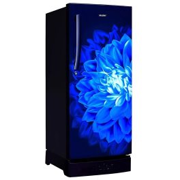 Haier 190 L, 3 Star, Direct Cool Single Door Refrigerator with Base Drawer, One Hour Icing Technology, Stabilizer Free Operation, Marine Dahelia, HRD-2103PMD-P