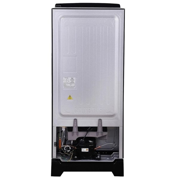 Haier 190L 5 Star Direct Cool Single Door Refrigerator With Base Drawer, 3 Toughened Glass Shelves, Fast Ice Making in Just 60 minutes, Large Veg Box, Easy Clean Back, Marine Dahelia, HRD-2105PMD-P