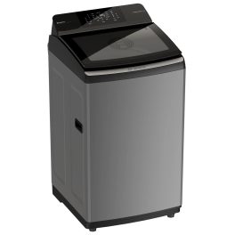 BOSCH Series 2, Expert Care Wash System 7 kg Fully Automatic Top Load Washing Machine with Reload Function, Dark Grey, WOE700D0IN