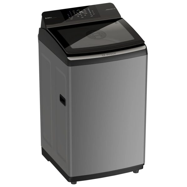 BOSCH Series 2, Expert Care Wash System 7 kg Fully Automatic Top Load Washing Machine with Reload Function, Dark Grey, WOE700D0IN