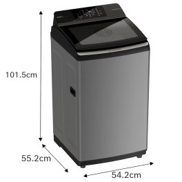 BOSCH Series 2, Expert Care Wash System 7 kg Fully Automatic Top Load Washing Machine with Reload Function, Dark Grey, WOE700D0IN