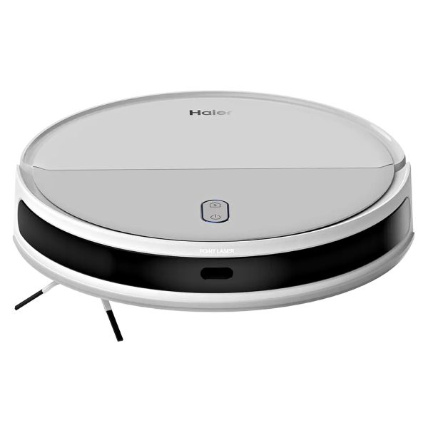 Haier F55241E Robot Vacuum Cleaner With 5 Maps Memory & Strong Battery Life, Manually Empty Dust Box, White, CIVIC X11