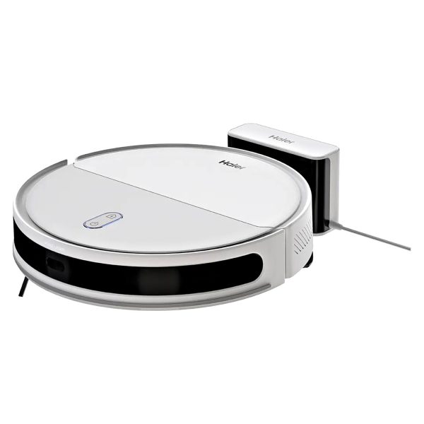 Haier F55241E Robot Vacuum Cleaner With 5 Maps Memory & Strong Battery Life, Manually Empty Dust Box, White, CIVIC X11