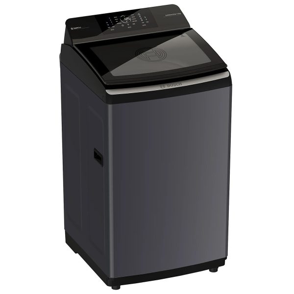 BOSCH Series 2, Expert Care Wash System 7.5 kg 5 Star Fully Automatic Top Load Washing Machine with Reload Function, Dark Lake, WOE750B0IN