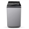 BOSCH Series 2, Expert Care Wash System 7.5 kg 5 Star Fully Automatic Top Load Washing Machine with Reload Function, Graphite Silver, WOE750S0IN