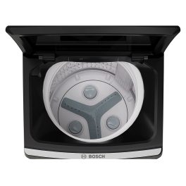 BOSCH Series 2, Expert Care Wash System 8.5 kg 5 Star Fully Automatic Top Load Washing Machine with Reload Function, Dark Lake, WOE850B7IN