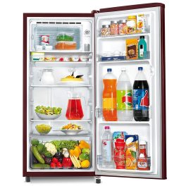 Whirlpool 180 Litre 1 Star Single Door Refrigerator, Toughened Glass Shelve, Wine, 200 GENIUS CLS Plus-ZG