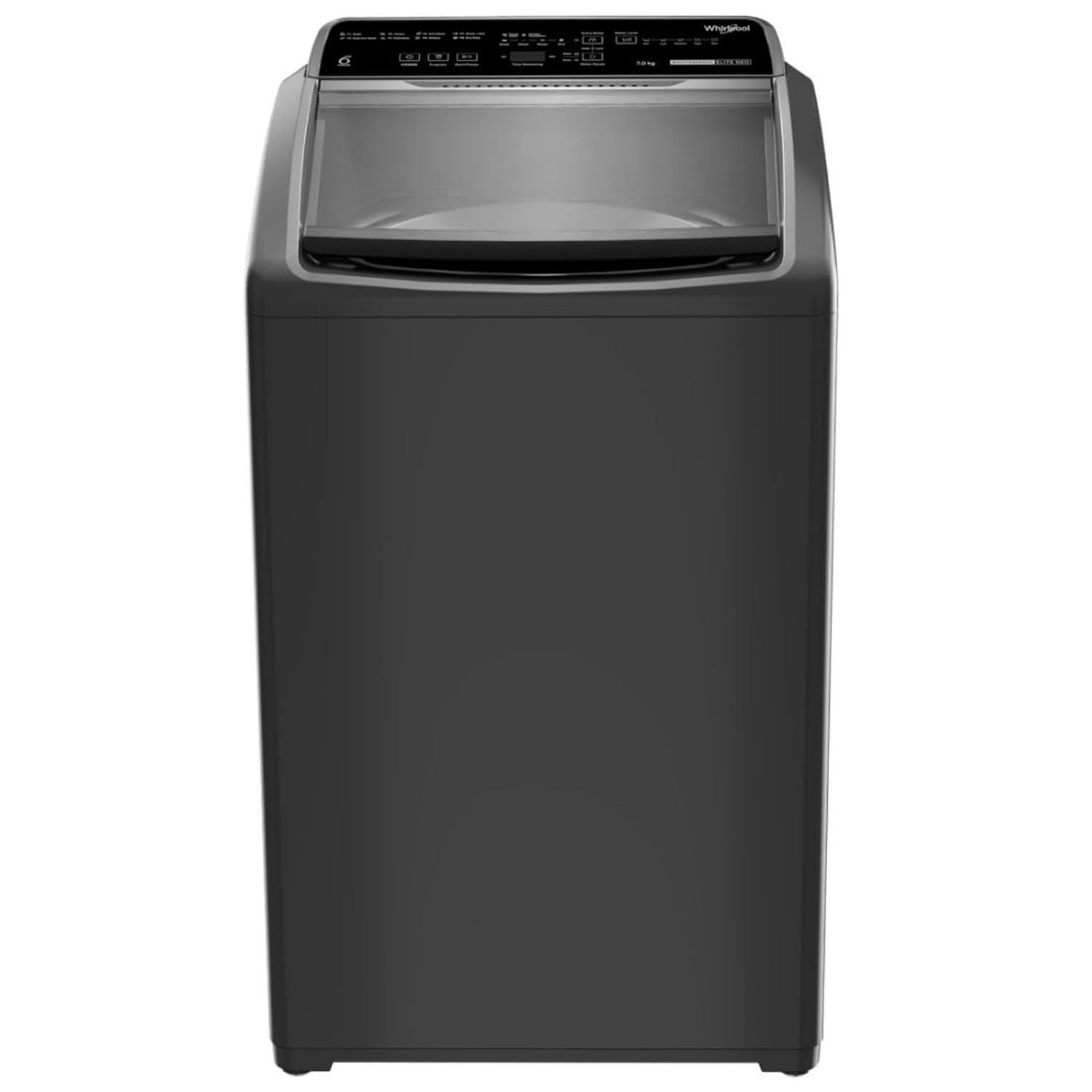 Whirlpool 7kg 5 Star Fully Automatic Top-Load Washing Machine, 8 Wash Program With 6th Sense Technology, Zero Pressure Fill, Grey, Whitemagic Elite Whirlpool 7kg 5 Star Fully Automatic Top-Load Washing Machine, 8 Wash Program With 6th Sense Technology, Zero Pressure Fill, Grey, Whitemagic Elite
