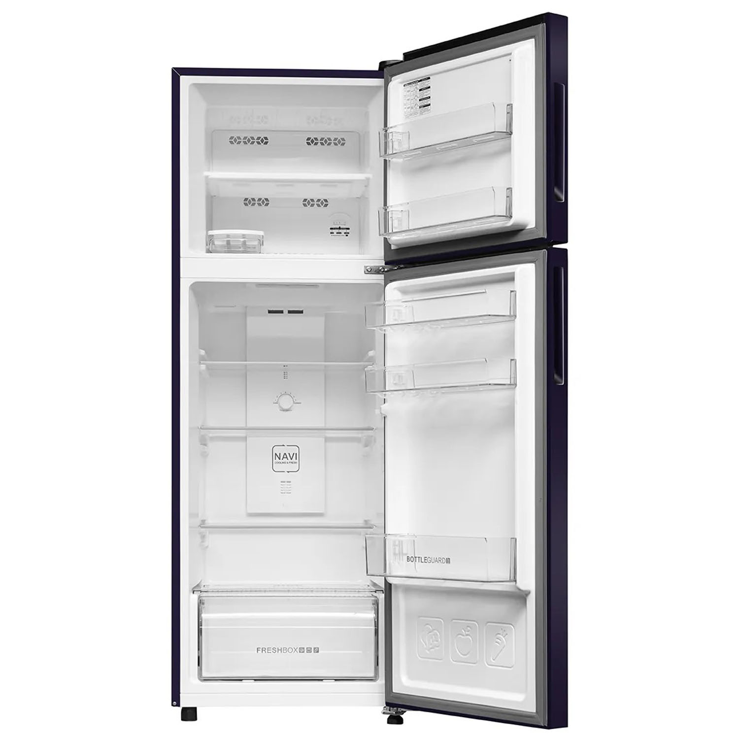 Haier 240L 2 Star Frost Free Top Mount Double Door Refrigerator, Cool Pad, 200% Faster Ice Making in 49 Minutes, Marine Rose, HRF-2902EMR-P Haier 240L 2 Star Frost Free Top Mount Double Door Refrigerator, Cool Pad, 200% Faster Ice Making in 49 Minutes, Marine Rose, HRF-2902EMR-P