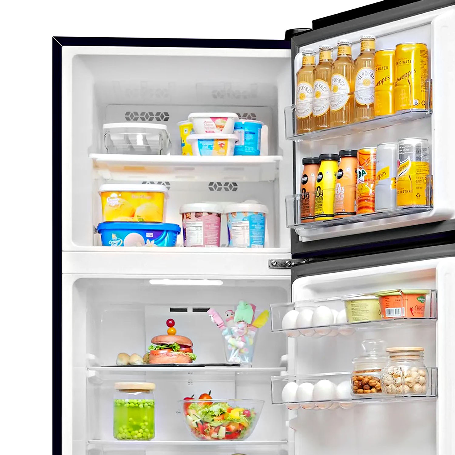 Haier 240L 2 Star Frost Free Top Mount Double Door Refrigerator, Cool Pad, 200% Faster Ice Making in 49 Minutes, Marine Rose, HRF-2902EMR-P Haier 240L 2 Star Frost Free Top Mount Double Door Refrigerator, Cool Pad, 200% Faster Ice Making in 49 Minutes, Marine Rose, HRF-2902EMR-P