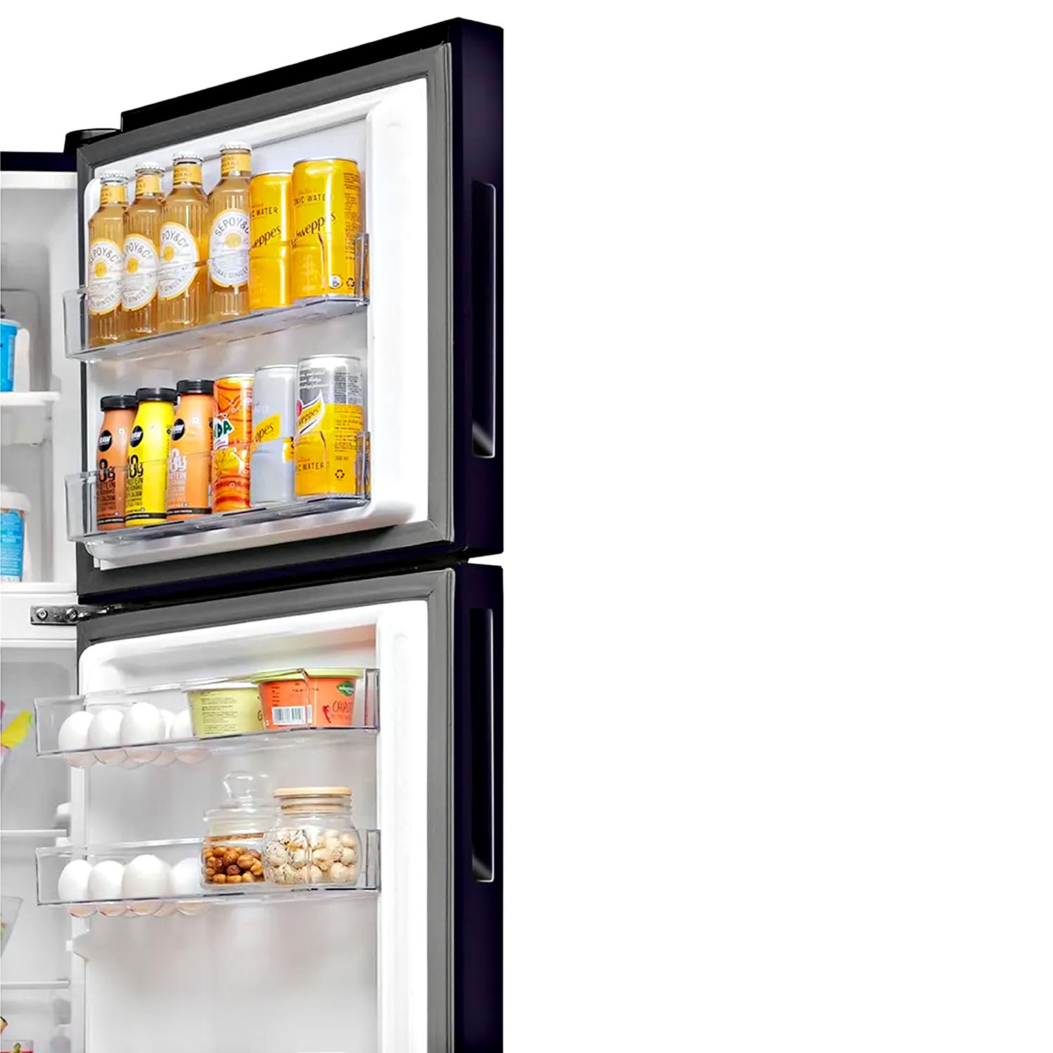 Haier 240L 2 Star Frost Free Top Mount Double Door Refrigerator, Cool Pad, 200% Faster Ice Making in 49 Minutes, Marine Rose, HRF-2902EMR-P Haier 240L 2 Star Frost Free Top Mount Double Door Refrigerator, Cool Pad, 200% Faster Ice Making in 49 Minutes, Marine Rose, HRF-2902EMR-P