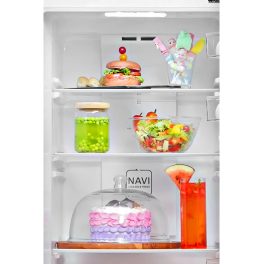 Haier 240L 2 Star Frost Free Top Mount Double Door Refrigerator, Cool Pad, 200% Faster Ice Making in 49 Minute, Black Glass, HRF-2902EKG-P