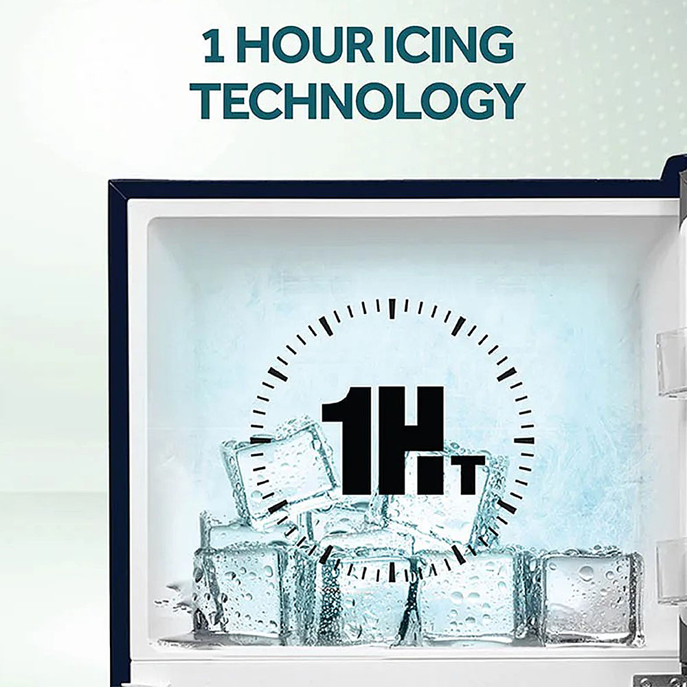 Haier 328 L, 3 Star, 10-in-1 Convertible, Frost Free Double Door Refrigerator, Triple Inverter & Dual Fan Motor Technology, Graphite Black, HRF-3782BLGK-P Haier 328 L, 3 Star, 10-in-1 Convertible, Frost Free Double Door Refrigerator, Triple Inverter & Dual Fan Motor Technology, Graphite Black, HRF-3782BLGK-P