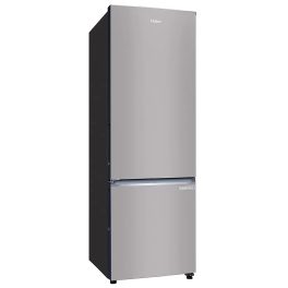 Haier 237 L, 2 Star, 8 In 1 Convertible, Frost Free Double Door Bottom Mount Refrigerator, Twin Energy Saving Mode, Moon Silver, HRB-2872IBMS-P