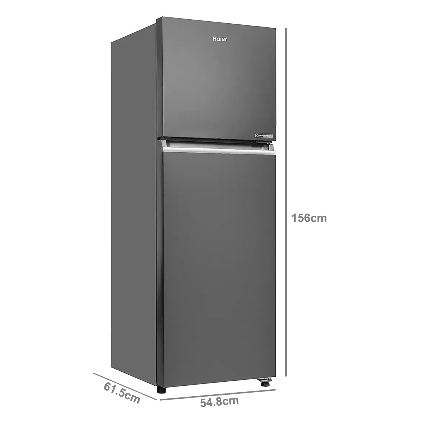 Haier 240L 2 Star Frost Free Top Mount Double Door Refrigerator, 5 In 1 Convertible Modes, Twin Inverter, 200% Faster Ice Making in 49 Minutes, GE Black, HRF-2902IBGB-P Haier 240L 2 Star Frost Free Top Mount Double Door Refrigerator, 5 In 1 Convertible Modes, Twin Inverter, 200% Faster Ice Making in 49 Minutes, GE Black, HRF-2902IBGB-P