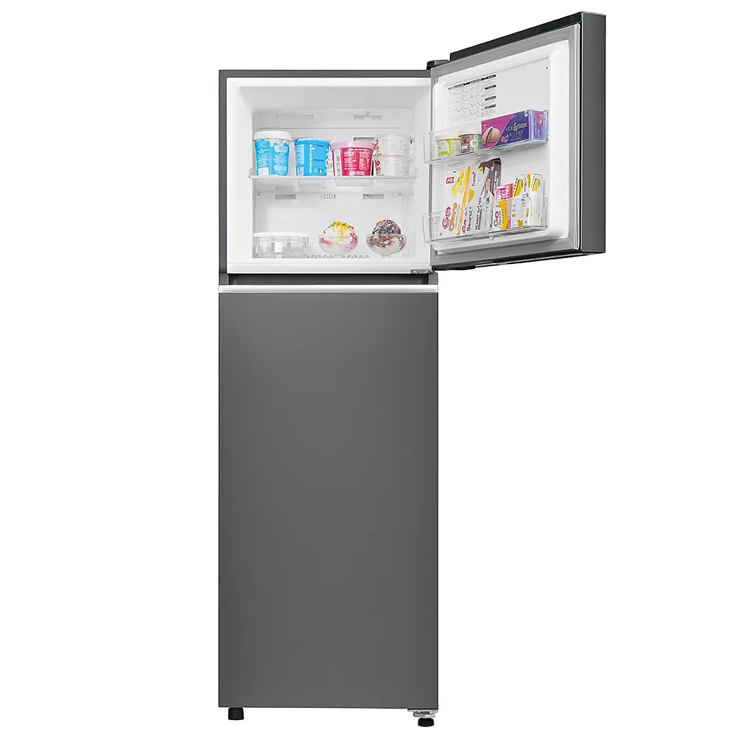 Haier 240L 2 Star Frost Free Top Mount Double Door Refrigerator, 5 In 1 Convertible Modes, Twin Inverter, 200% Faster Ice Making in 49 Minutes, GE Black, HRF-2902IBGB-P Haier 240L 2 Star Frost Free Top Mount Double Door Refrigerator, 5 In 1 Convertible Modes, Twin Inverter, 200% Faster Ice Making in 49 Minutes, GE Black, HRF-2902IBGB-P