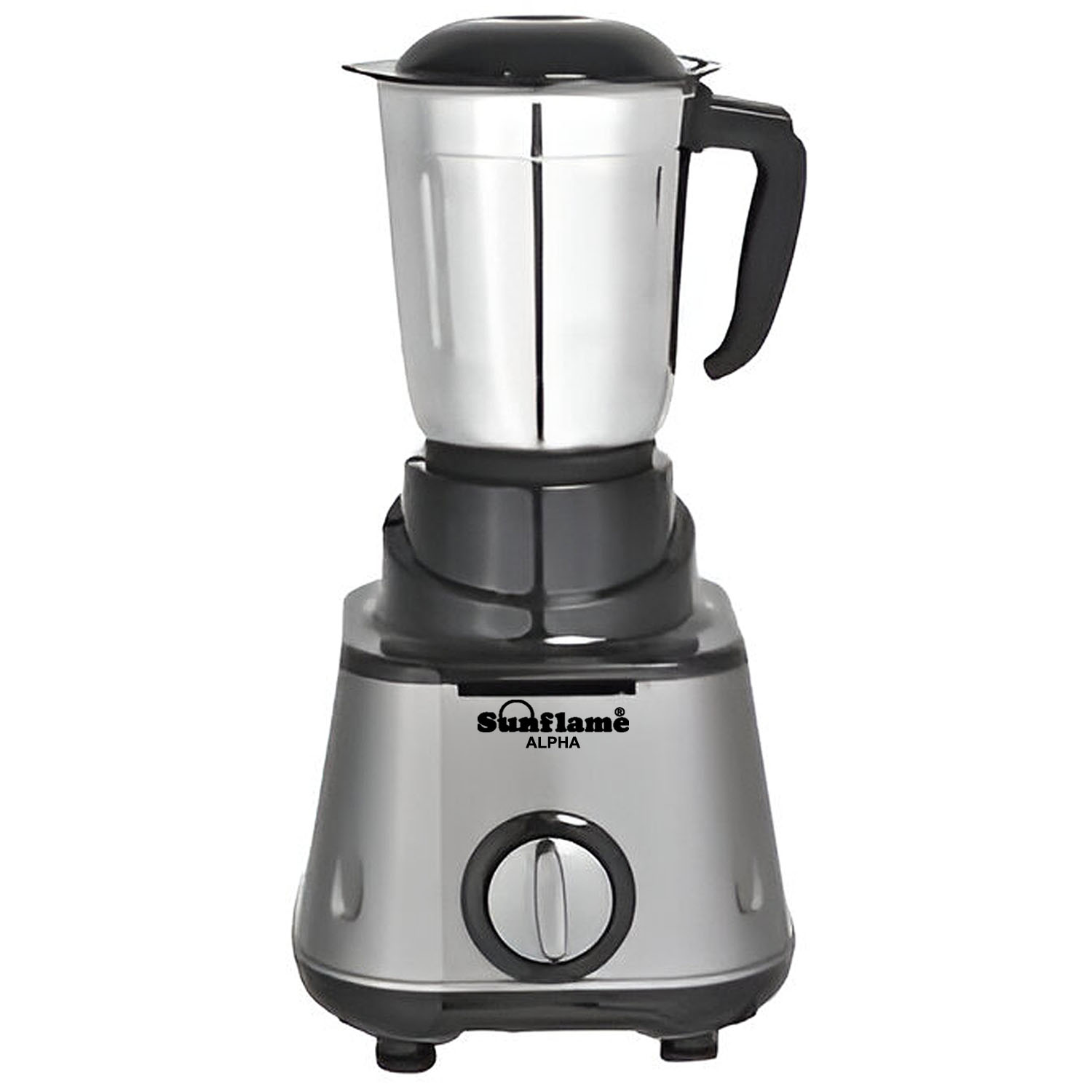 SUNFLAME 500 watt 3 Jar Mixer Grinder, Auto Shut Off & Overload Protection, Silver, Aplha SUNFLAME 500 watt 3 Jar Mixer Grinder, Auto Shut Off & Overload Protection, Silver, Aplha