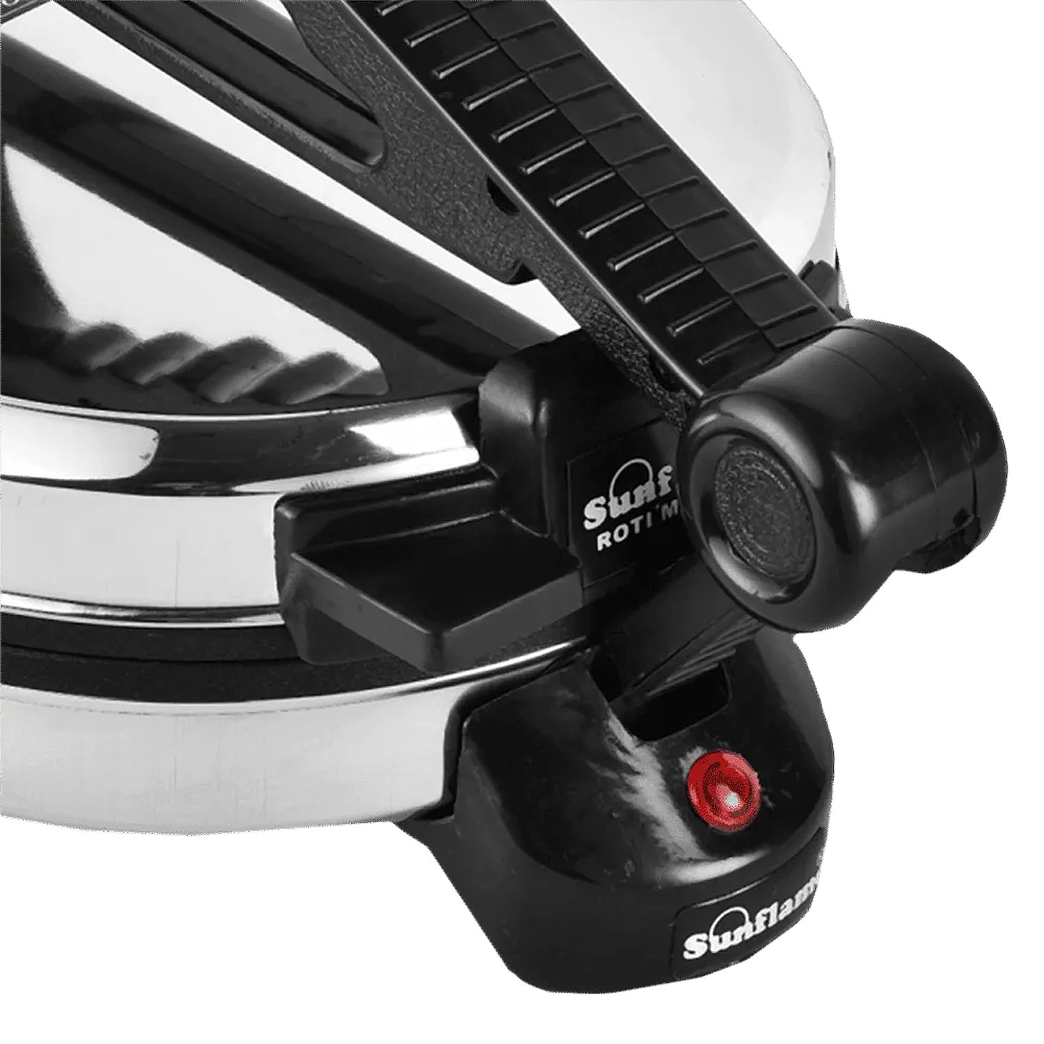 Sunflame 900-Watt Roti Maker, Stainless Steel Body And Non-Stick Cooking Plates, Silver-Black, RM1 Sunflame 900-Watt Roti Maker, Stainless Steel Body And Non-Stick Cooking Plates, Silver-Black, RM1