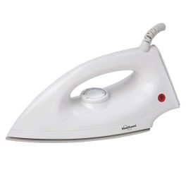 Sunflame 750-Watt Dry Iron, Quick Heating And Efficient Performance, Automatic Temperature Control, White, Opal