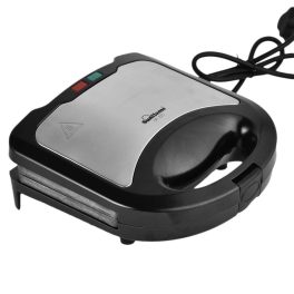 Sunflame 750 Watt, Sandwich Toaster-Grill, Non-Stick Cooking Plates and a Cool-Touch Handle, Black, SF-109