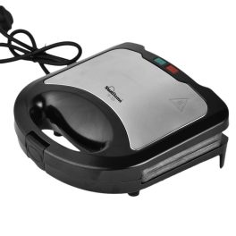 Sunflame 750 Watt, Sandwich Toaster-Grill, Non-Stick Cooking Plates and a Cool-Touch Handle, Black, SF-109