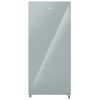 Haier 190L 5 Star Direct Cool Single Door Refrigerator, Toughened Glass Shelves, Large Veg Box, 1 Hour Icing Technology, Easy Clean Back, Mirror Glass, HRD-2105CMG-P