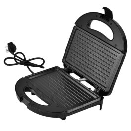 Sunflame 750 Watt, Sandwich Toaster-Grill, Non-Stick Cooking Plates and a Cool-Touch Handle, Black, SF-109