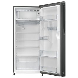 Haier 190L 5 Star Direct Cool Single Door Refrigerator, Toughened Glass Shelves, Large Veg Box, 1 Hour Icing Technology, Easy Clean Back, Mirror Glass, HRD-2105CMG-P