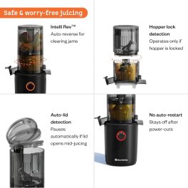 Atomberg Cold Press Juicer, High Nutrition, Easy Assembly & Cleaning, Intelligent Auto Reverse, Advanced Safety Features, Ideal for Fruit, Veggie Juices & Nut Milks, Althea