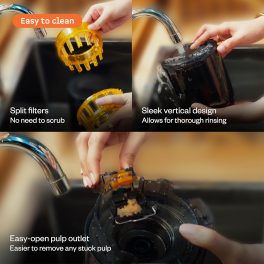 Atomberg Cold Press Juicer, High Nutrition, Easy Assembly & Cleaning, Intelligent Auto Reverse, Advanced Safety Features, Ideal for Fruit, Veggie Juices & Nut Milks, Althea