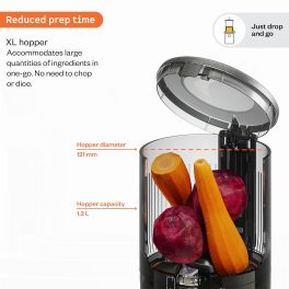 Atomberg Cold Press Juicer, High Nutrition, Easy Assembly & Cleaning, Intelligent Auto Reverse, Advanced Safety Features, Ideal for Fruit, Veggie Juices & Nut Milks, Althea