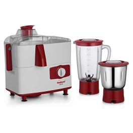 SUNFLAME 3 JAR 500-watt Juicer Mixer Grinder, Overload Protection Switch, White, OPUS DX