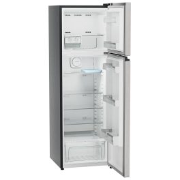 Liebherr 316L 2 Star, Hot to Cool, Frost Free Double Door Inverter Refrigerator, Duo cooling, Fridge-freezer with NoFrost, Vegetable Organiser, Stainless steel, TDHssB 3111