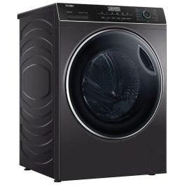 Haier 8 Kg 5 Star Inverter Direct Motion Motor Fully Automatic Front Load Washing Machine, 525 Super Drum, Puri Steam, Dark Jade Silver, HW80-IM12929CS8U1
