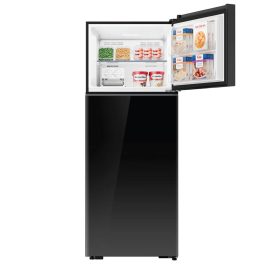 Haier 475 L, 2-star Top-Mounted Double-Door Frost-Free Refrigerator, Eco Mode, Double Magic Zone, Twin Inverter Technology, Black Glass, HRF-5252PGK-N