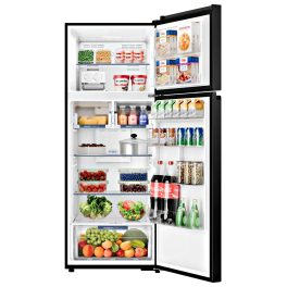 Haier 475 L, 2-star Top-Mounted Double-Door Frost-Free Refrigerator, Eco Mode, Double Magic Zone, Twin Inverter Technology, Graphite Black, HRF-5252BGK-N